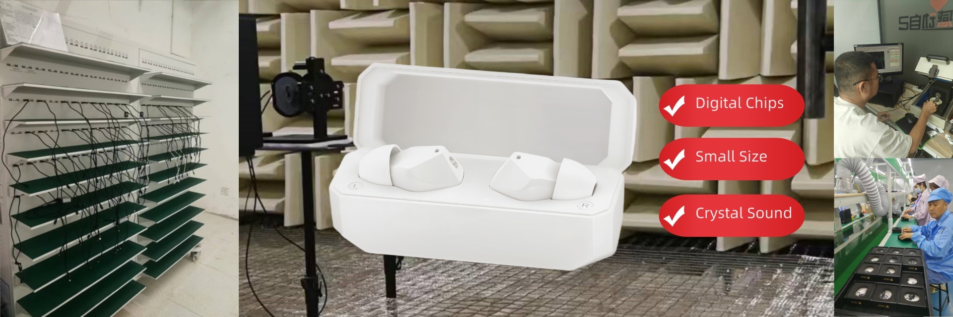 品質 OTC補聴器 工場