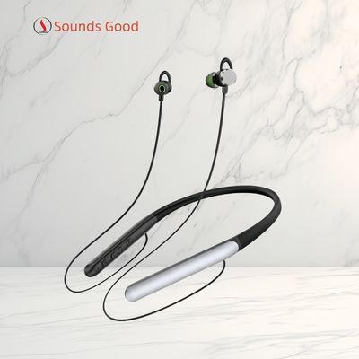 再充電可能なネックバンド補聴器 瞬時のノイズ抑制と110dB±5dBの音量出力 CE認証