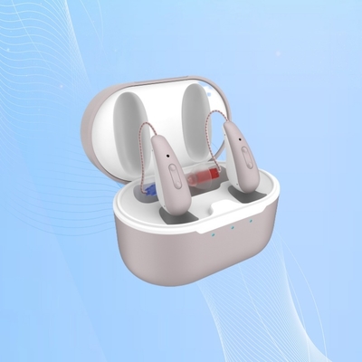 重度の難聴向け8チャンネルデジタルチップ搭載BTE OTC補聴器