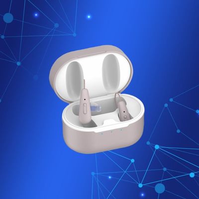 見えないOTC補聴器 35dB デジタル音声増幅器 8チャネル 充電可能な補聴器
