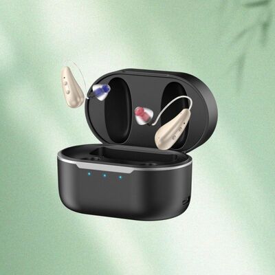 CE認定OTC補聴器 5レベル音量調整 適度から重度の難聴を支えるために設計された 持続性