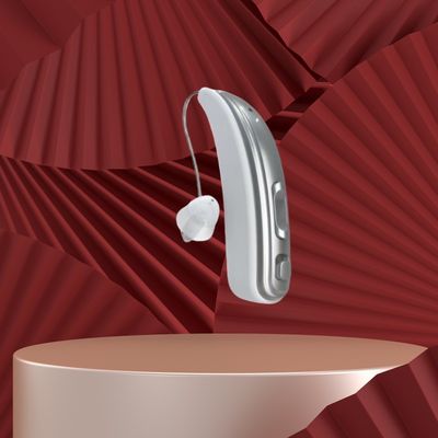 BTE 目に見えない OTC 補聴器ノイズキャンセリング紫外線消毒充電式補聴器