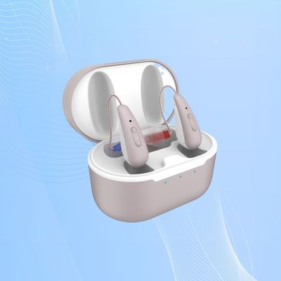 重度の難聴向け8チャンネルデジタルチップ搭載BTE OTC補聴器