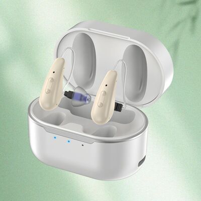 5 レベル OTC 補聴器 BTE タイプ 聴覚性能を向上させ背景ノイズを減らすために16チャネルを含む